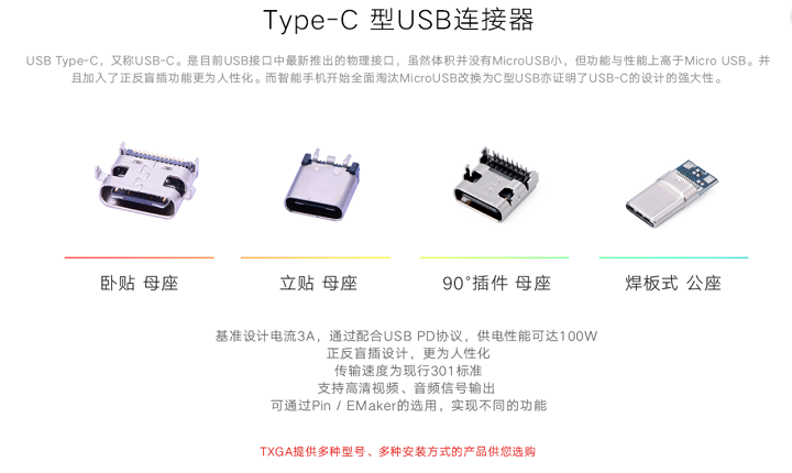 新的USB-C直通连接器是可逆的